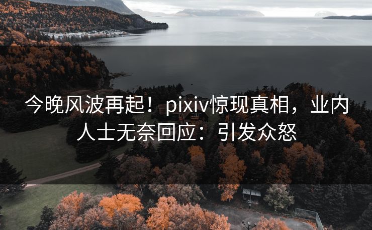 今晚风波再起！pixiv惊现真相，业内人士无奈回应：引发众怒